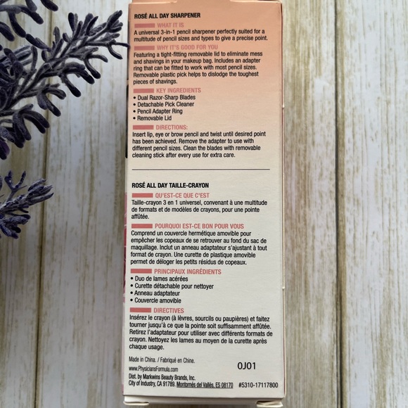 New Physicians Formula Rose All Day Sharpener - Picture 2 of 5